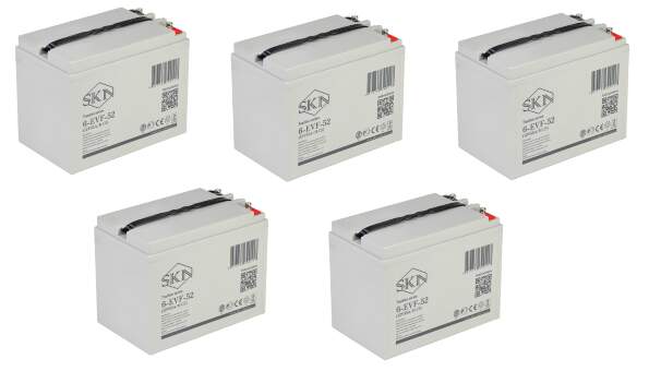 Комплект тяговых гелевых аккумуляторов SKN 60V55A/H C5 Комплект тяговых гелевых аккумуляторов SKN 60V55A/H C5